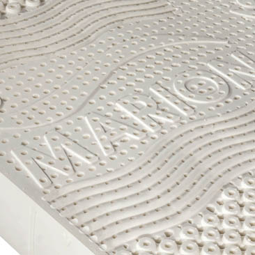 The coating of the latex mattress Venus is completely removable and washable in machine and by hand