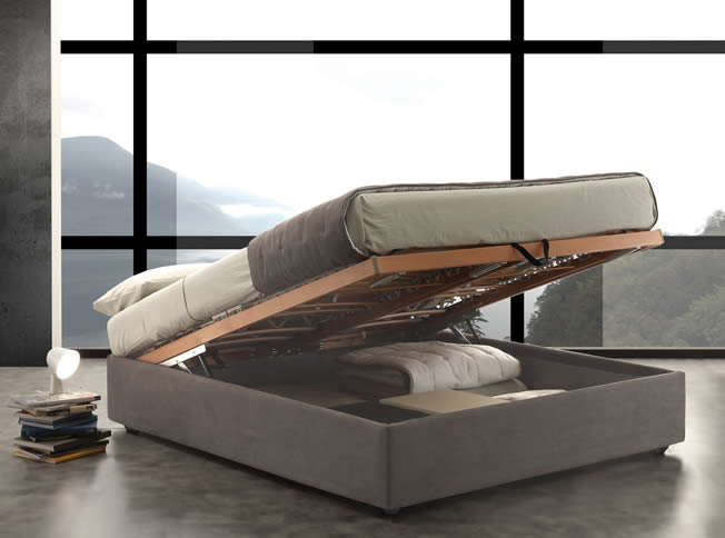 Zakonska postelja Easy letto, okvir in lesena podnica iz bukovega lesa