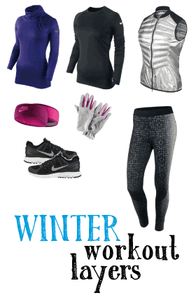 The clothing suitable for a winter jog
