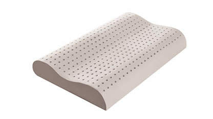 Guanciale Pegaso: cuscino in lattice orto-cervicale ad onde