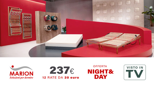 Offerta Marion Night'n Day Materasso Matrimoniale in lattice